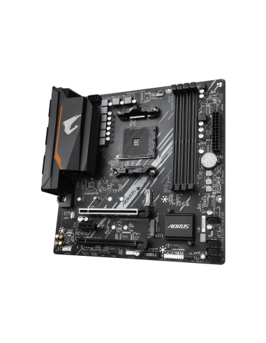 GIGABYTE B550M AORUS ELITE Placa base - Procesadores AMD Ryzen 5000, VRM de 5+3 fases, hasta 4733 MHz DDR4, 1xPCIe 4.0 + 1xPCIe 