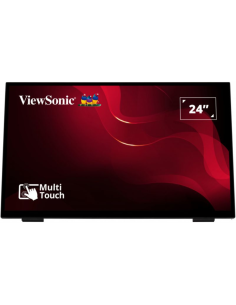 Viewsonic TD2465 pantalla de señalización Panel plano interactivo 61 cm (24") LED 250 cd / m² Full HD Negro Pantalla táctil 2