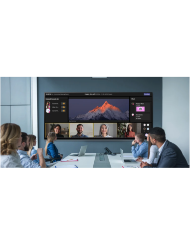 MAXHUB UW105NA pantalla de señalización Pantalla plana para señalización digital 2,67 m (105") LCD Wifi 5K Ultra HD Negro