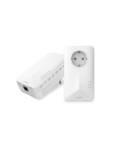Strong POWERL1000DUOWIFIEUV2 1000 Mbit/s Ethernet Wifi Blanco 2 pieza(s)
