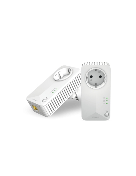 Strong Powerline 600 Duo 600 Mbit/s Ethernet Blanco 2 pieza(s)