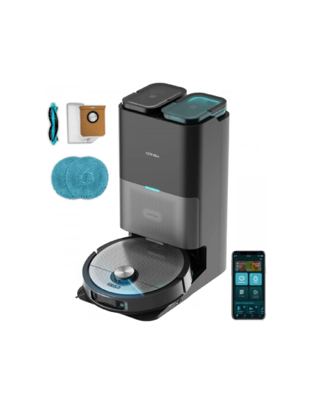 Cecotec Conga 15090 SpinArm Home&Wash Negro, Plata