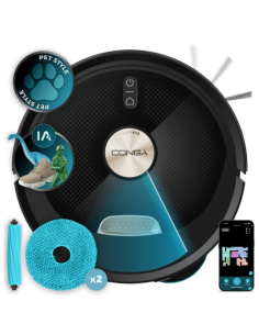 Cecotec Conga M100 Spin AI Negro