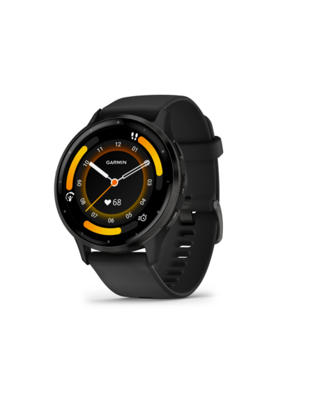 Garmin Venu 3 3,56 cm (1.4") AMOLED 45 mm Digital 454 x 454 Pixeles Pantalla táctil Negro Wifi GPS (satélite)