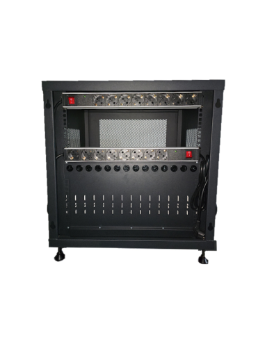 Ewent EW1714 carrito y armario de dispositivo portátil Armario de gestión y carga para dispositivos portátiles Negro