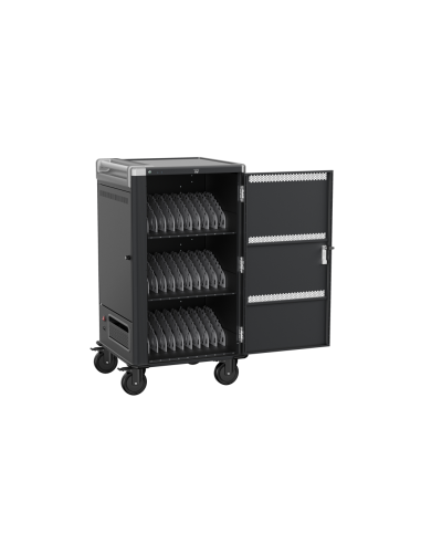 Ewent EW1700 carrito y armario de dispositivo portátil Carro de gestión y carga para dispositivos portátiles Negro, Gris