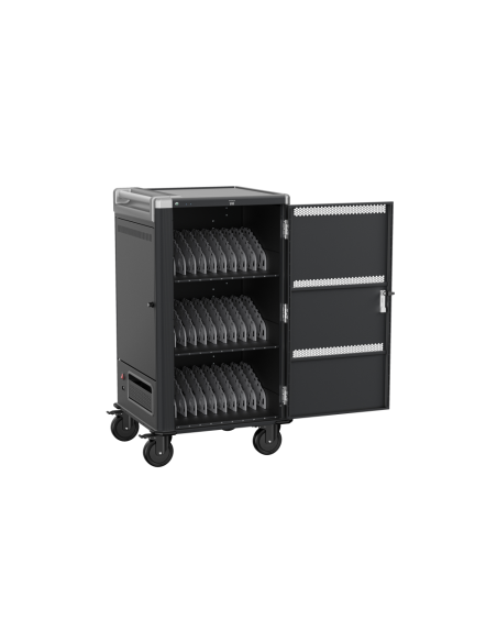 Ewent EW1700 carrito y armario de dispositivo portátil Carro de gestión y carga para dispositivos portátiles Negro, Gris