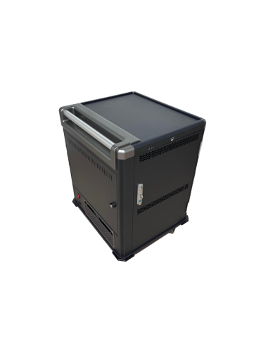 Ewent EW1703 carrito y armario de dispositivo portátil Carro de gestión y carga para dispositivos portátiles Negro, Gris