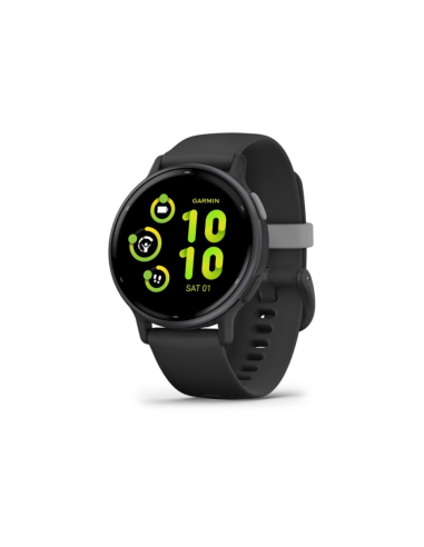 Garmin Vivoactive 5 3,05 cm (1.2") AMOLED 42 mm Digital 390 x 390 Pixeles Pantalla táctil Negro Wifi GPS (satélite)