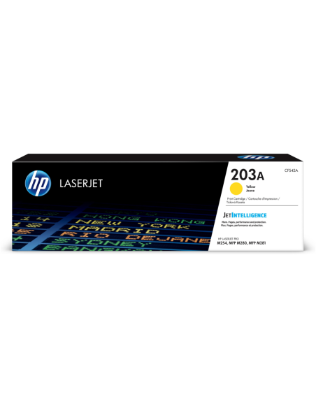 HP Cartucho de tóner Original LaserJet 203A amarillo