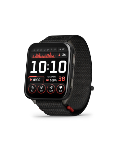 Garmin Venu X1 5,08 cm (2") AMOLED Digital 448 x 486 Pixeles Pantalla táctil Negro Wifi GPS (satélite)