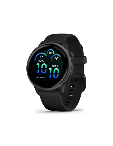 Garmin vívoactive 6 3,05 cm (1.2") AMOLED 42 mm Digital 390 x 390 Pixeles Pantalla táctil Negro Wifi GPS (satélite)