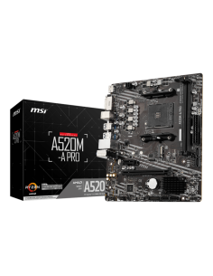 MSI A520M-A PRO placa base AMD A520 Zócalo AM4 micro ATX 2