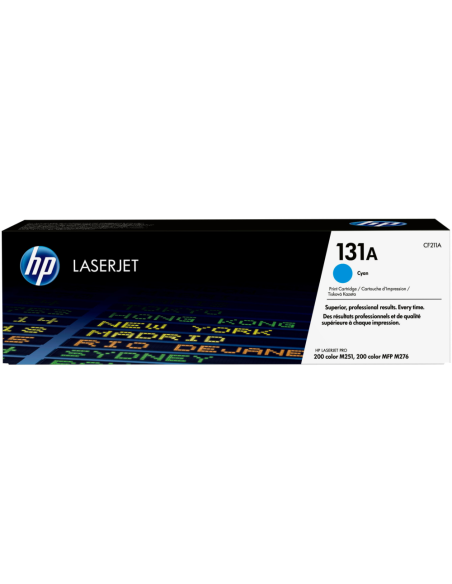 HP Cartucho de tóner original LaserJet 131A cian
