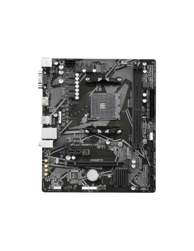 GIGABYTE Placa base A520M K V2 - Compatible con CPUs AMD Ryzen serie 5000 AM4, hasta 5100MHz DDR4 (OC), PCIe Gen3 x4 M.2, LAN Gb