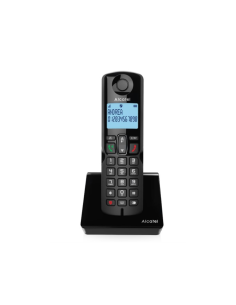 Alcatel S280 DUO BLK Teléfono DECT Identificador de llamadas Negro