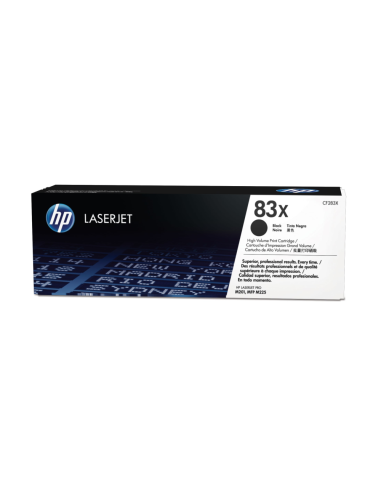 HP Cartucho de tóner original LaserJet 83X de alta capacidad negro