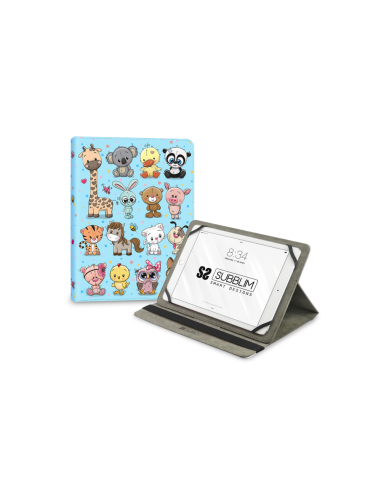 SUBBLIM Funda Tablet Universal TRENDY CASE ANIMALS 11"