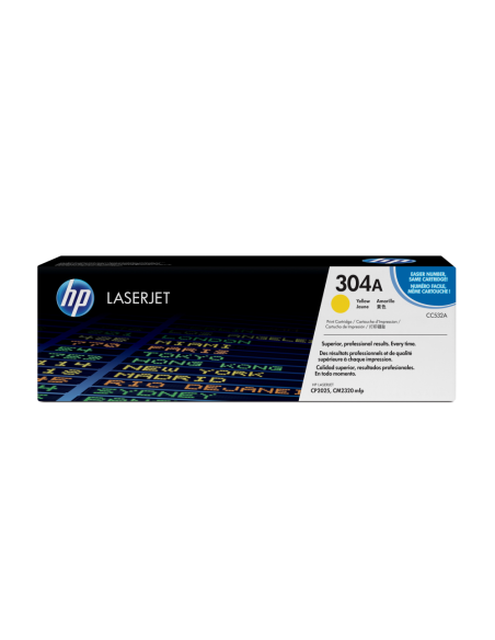 HP Cartucho de tóner original LaserJet 304A amarillo