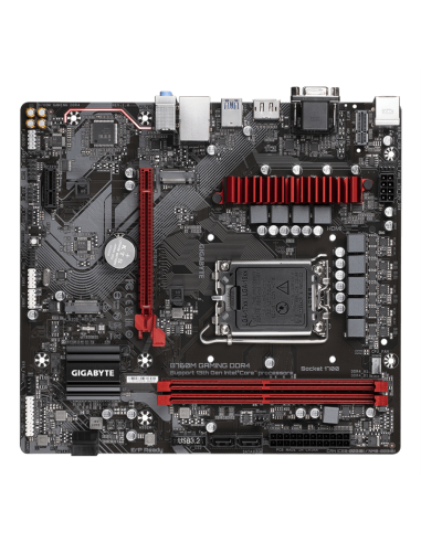GIGABYTE B760M GAMING DDR4 Placa base - Soporta CPUs Intel Core de 14ª generación, VRM digital de 6+2+1 fases, hasta 5333MHz DDR