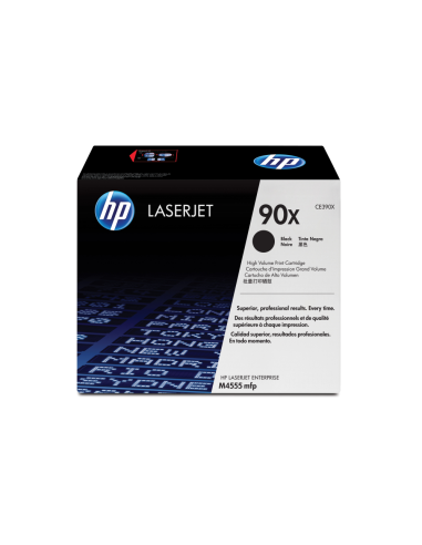 HP Cartucho de tóner original LaserJet 90X de alta capacidad negro