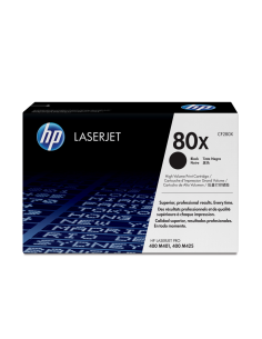 HP Cartucho de tóner original LaserJet 80X de alta capacidad negro