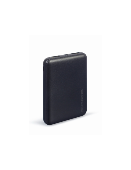 Gembird PB05-02 batería externa Polímero de litio 5000 mAh Negro