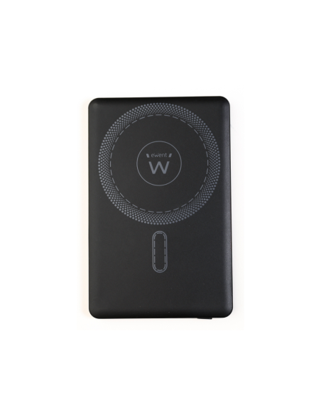 Ewent EW1160 batería externa Polímero de litio Cargador inalámbrico Negro