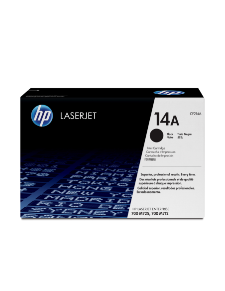 HP Cartucho de tóner original LaserJet 14A negro