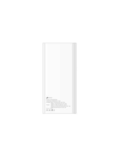 Leotec LEPOW30W22W batería externa Polímero de litio 30000 mAh Blanco