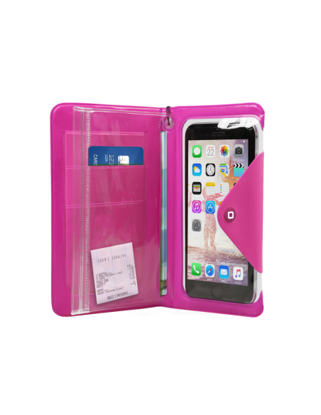 SBS TEWATERBOOK55P funda para teléfono móvil 12,7 cm (5") Funda cartera Rosa
