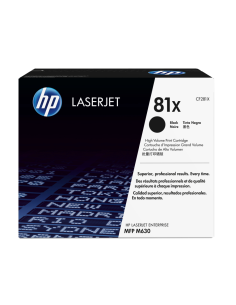 HP Cartucho de tóner original LaserJet 81X de alta capacidad negro