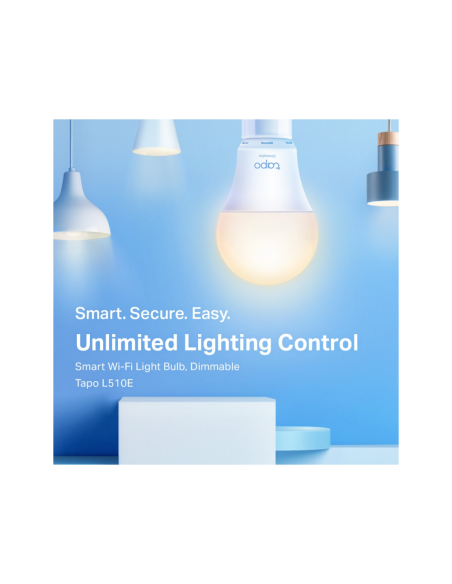 TP-Link Tapo L510E(2-PACK) iluminación inteligente Bombilla inteligente Wi-Fi