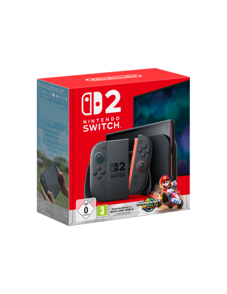 Nintendo Switch 2 + Mario Kart World videoconsola portátil 20,1 cm (7.9") 256 GB Pantalla táctil Wifi Negro