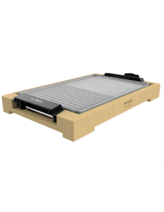 Cecotec 03091 plancha eléctrica Independiente 2000 W Gris, Madera