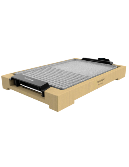 Cecotec 03091 plancha eléctrica Independiente 2000 W Gris, Madera
