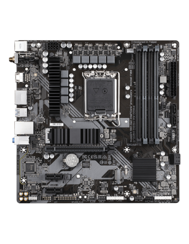 GIGABYTE B760M DS3H AX DDR4 Placa base - Soporta CPUs Intel Core de 14ª generación, VRM digital de 6+2+1 fases, hasta 5333MHz DD