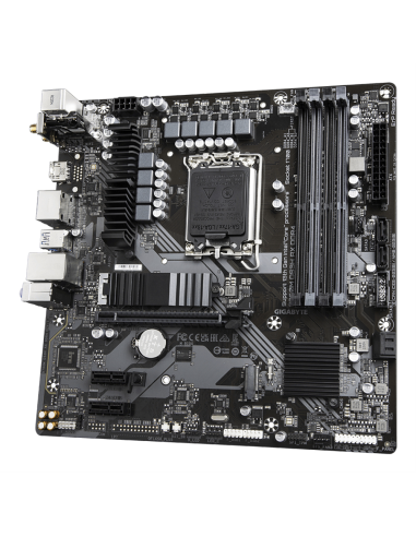 GIGABYTE B760M DS3H AX DDR4 Placa base - Soporta CPUs Intel Core de 14ª generación, VRM digital de 6+2+1 fases, hasta 5333MHz DD