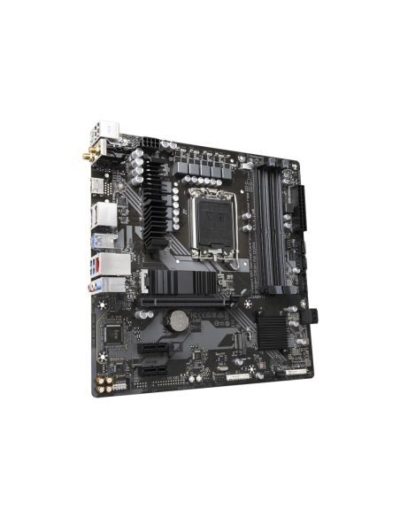 GIGABYTE B760M DS3H AX DDR4 Placa base - Soporta CPUs Intel Core de 14ª generación, VRM digital de 6+2+1 fases, hasta 5333MHz DD