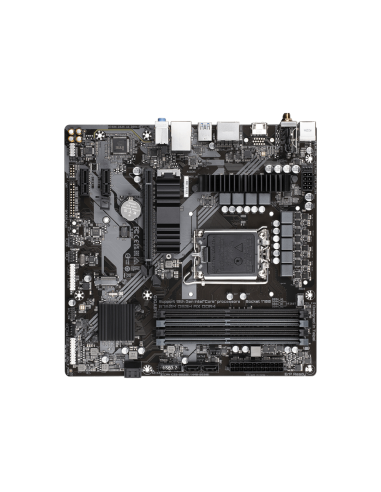 GIGABYTE B760M DS3H AX DDR4 Placa base - Soporta CPUs Intel Core de 14ª generación, VRM digital de 6+2+1 fases, hasta 5333MHz DD