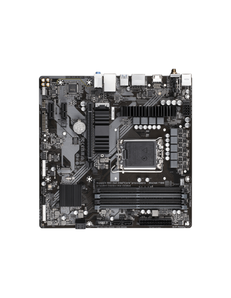 GIGABYTE B760M DS3H AX DDR4 Placa base - Soporta CPUs Intel Core de 14ª generación, VRM digital de 6+2+1 fases, hasta 5333MHz DD