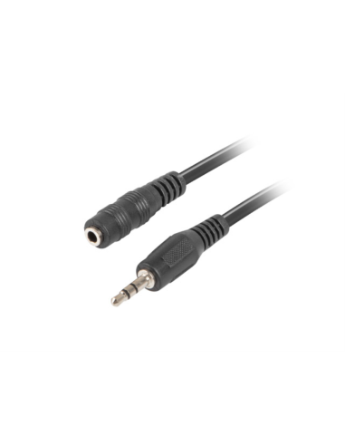 Lanberg CA-MJFJ-10CC-0015-BK cable de audio 1,5 m 3,5mm Negro