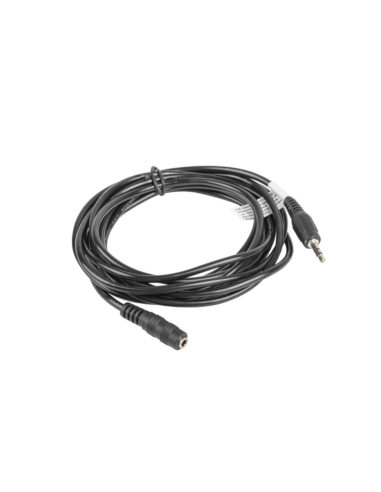 Lanberg CA-MJFJ-10CC-0030-BK cable de audio 3 m 3,5mm Negro