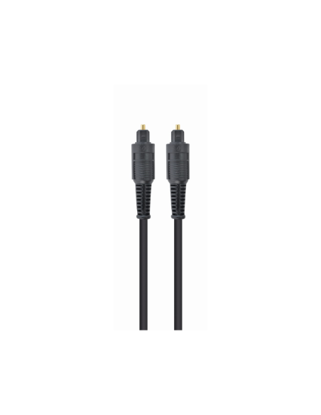 Gembird Toslink, 2m cable de audio Negro