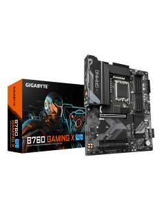 GIGABYTE B760 GAMING X Placa Base - Compatible con procesadores Intel Core de 14ª generación, VRM digital de 8+1+1 fases, hasta  2