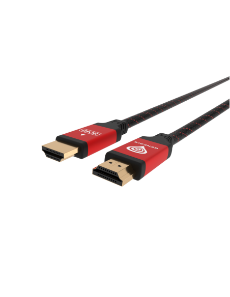 GENESIS NKA-0787 cable HDMI 3 m HDMI tipo A (Estándar) Negro, Rojo