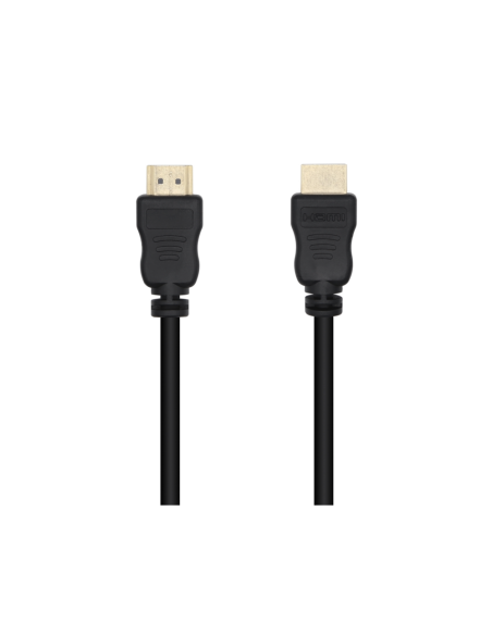 AISENS Cable HDMI V1.4 Alta Velocidad 14+1 CCS, A/M-A/M, Negro, 1.0m