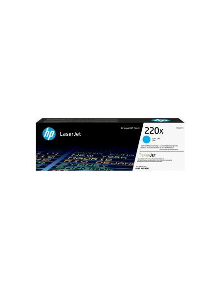 HP Cartucho de tóner Original LaserJet 220X cian
