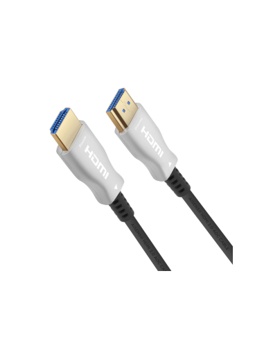 AISENS Cable HDMI V2.0 AOC Premium Alta Velocidad / HEC 4k@60Hz 18Gbps, A/M-A/M, Negro, 15m