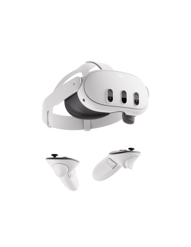 Meta Quest 3 Pantalla con montura para sujetar en la cabeza 515 g Negro, Blanco
